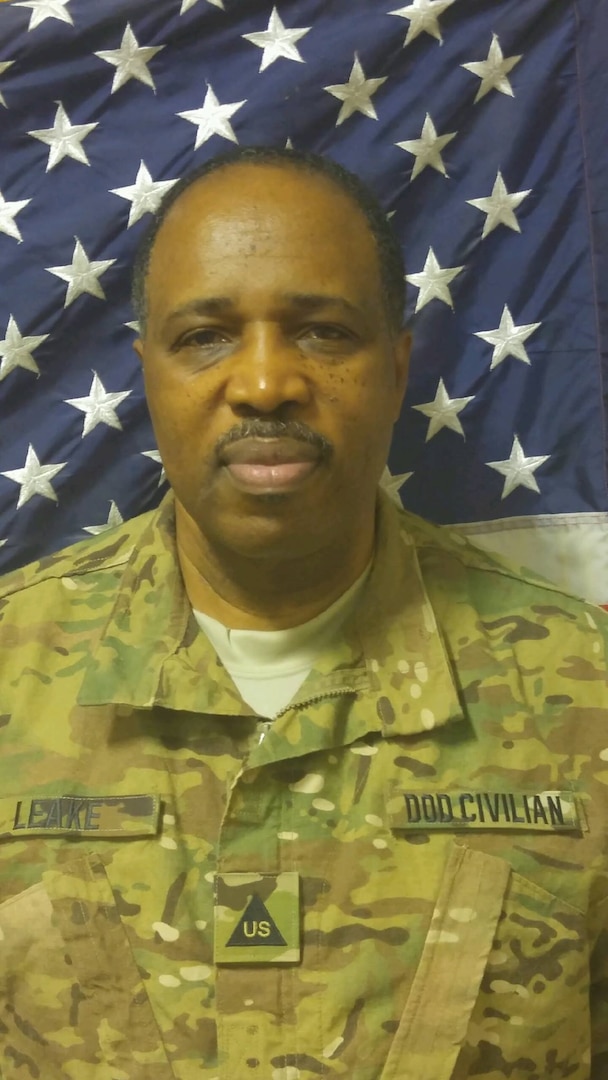 Harvey Leake, who is a quality assurance engineer at the Defense Contract Management Agency, deployed to Afghanistan from December 2015 to December 2016. During that time, he served as the Central Command’s Combating Trafficking in Persons program manager. Leake ensured service members, civilians, indirect hires and contractor personnel supported and complied with the zero tolerance policy for human trafficking. (Photo courtesy of Harvey Leake)