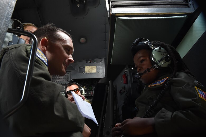 Nine-year-old Donovan Bellamy, a patient at Akron Children’s Hospital, became the 910th Airlift Wing's 65th Pilot for a Day Aug. 7, 2017.