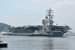 Ronald Reagan returns to Yokosuka following patrol