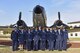 Airman Leadership School class 17-E stands before the EC-47 static plane display on Goodfellow Air Force Base, Texas, July 25, 2017. ALS is a 6-week course designed to prepare senior airmen to assume supervisory duties, offering instruction in the practice of leadership and followership, written and oral communicative skills and the profession of arms. (U.S. Air Force photo by Staff Sgt. Joshua Edwards/Released)