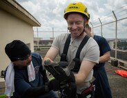 374th Civil Engineering Squadron firefighters