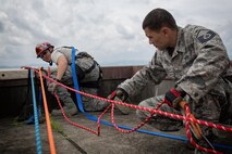 374th Civil Engineering Squadron firefighters