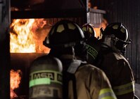 374th Civil Engineering Squadron firefighters