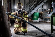 374th Civil Engineering Squadron firefighters