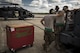 Maintainers from the 41st Helicopter Maintenance Unit start a power cart prior to a sortie, Aug. 7, 2017, at Moody Air Force Base, Ga. Maintenance teams from the 23d Wing and the 325th Fighter Wing are supporting Stealth Guardian, a five-day exercise which is designed to simulate real-world scenarios for both aircrews and maintainers. (U.S. Air Force photo by Staff Sgt. Ryan Callaghan)