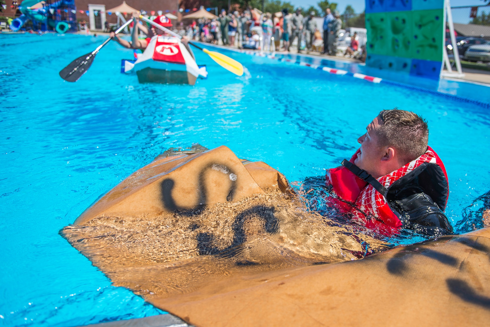 Seventeen teams from around the base competed in the annual boat regatta at Scott. The 375th Logistics Readiness Squadron finished 1st, winning for the second consecutive year.