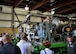 Chief Master Sgt. Joe Rorick, Superintendent from the 302nd Operations Support Squadron at Peterson AFB, explains the Modular Aerial Firefighting System July 27, 2017.