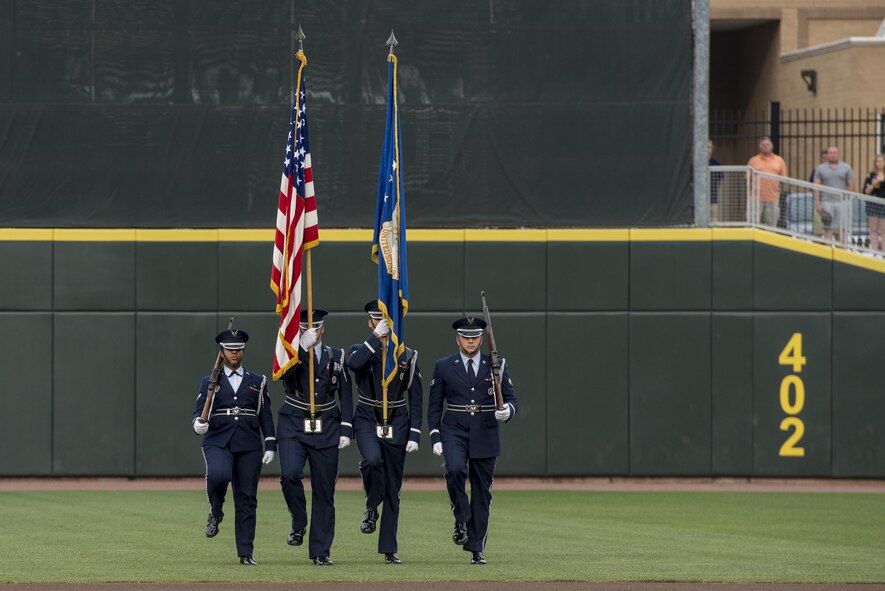 Honor Guard presenting the colors