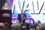 Image: Acting Assistant Secretary of the Navy for Research Development and Acquisition Allison Stiller and Naval Sea Systems Command Executive Director Jim Smerchansky