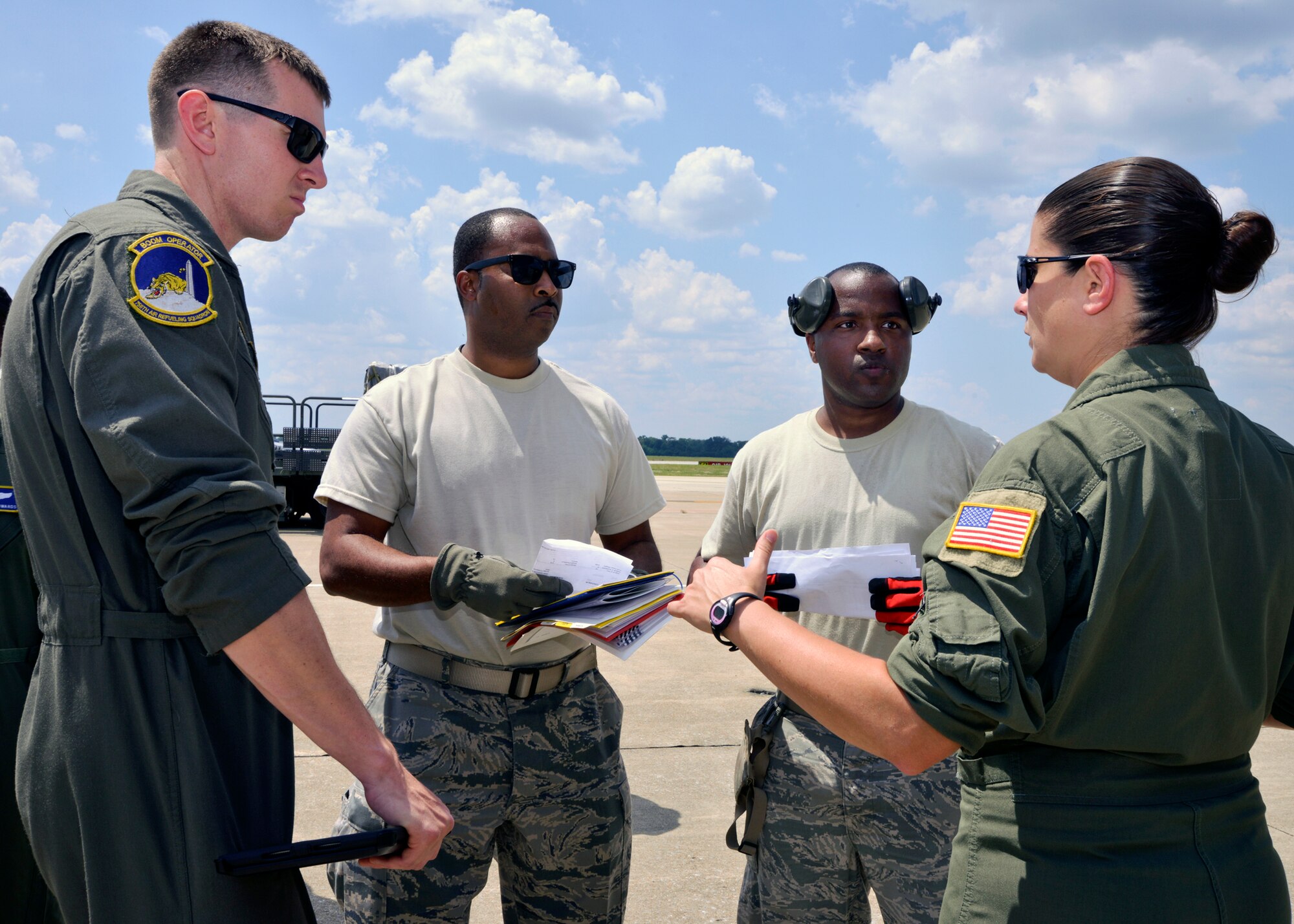 Boom operators and aerial porters conduct their annual checkrides.