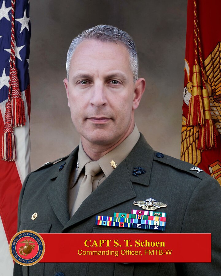 Field Medical Training Battalion-West, Commanding Officer CAPT S. T. Schoen