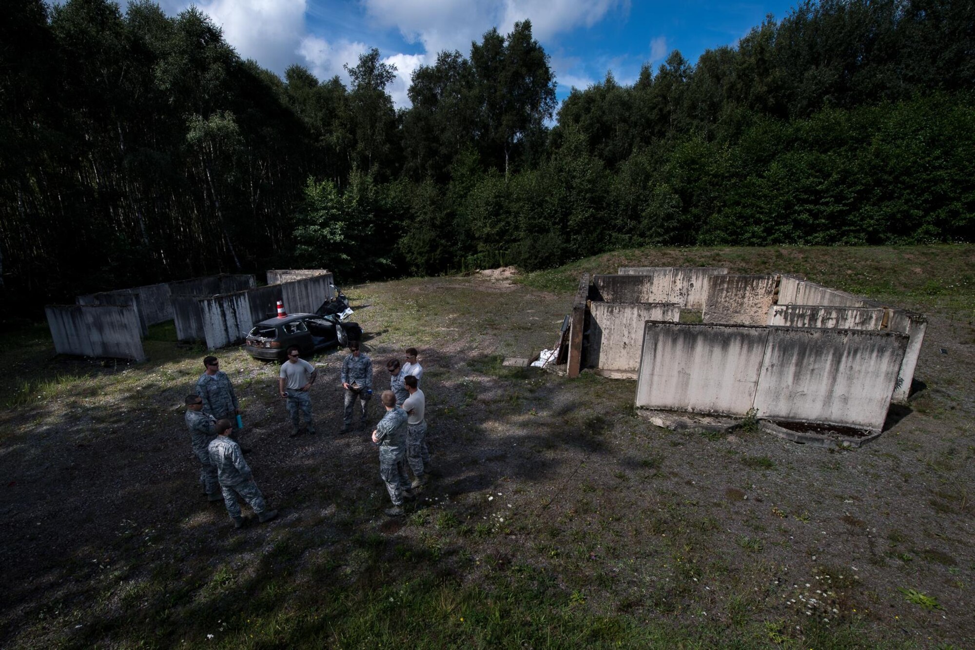 EOD conducts training