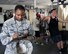 U.S. Air Force Staff Sgt. Kartae Bruce, non-commissioned officer in charge of force health management assigned to the Public Health Element of the 379th Expeditionary Medical Group, conducts an inspection of the gym at Al Udeid, Air Base, Qatar, July 26, 2017. The members of the 379th EMDG/SGOL work behind the scenes to help keep Airmen deployed here healthy by inspecting public facilities, ensuring the medical readiness of forward deploying Airmen and by tracking and working to prevent the spread of communicable diseases. (U.S. Air National Guard photo by Tech. Sgt. Bradly A. Schneider/Released)