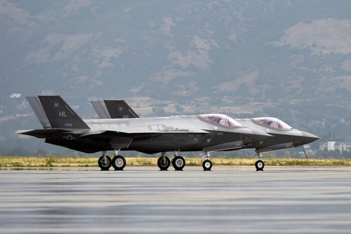 F-35As fly in weapons evaluation