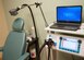 A MagPro magnetic stimulator used for Magnetic Electroencephalogram Resonance Therapy (MeRT) is set up at MacDill Air Force Base, Fla., Aug. 9, 2017.