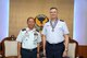 Philippine Air Force (PAF) Lt. Gen. Edgar Fallorina, PAF commanding general, left, and U.S. Air Force Brig. Gen. Craig Wills, Pacific Air Forces director of strategy, plans and programs, meet for an office call during the Airman-to-Airman (A2A) talks at Villamor Air Base, Manila, Philippines, Aug. 4, 2017. The A2A talks between Pacific Air Forces and the Philippine Air Force is a forum to plan and discuss future operations, activities and actions (OAA) and strengthen the AF-AF relationship. The talks are air forces specific enabling dialogue for regional security cooperation in air operations. (Courtesy photo/Maj. Joshua Coakley)