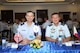 U.S. Air Force Brig. Gen. Craig Wills, Pacific Air Forces director of strategy, plans and programs, left, and Philippine Air Force (PAF) Maj. Gen. Rozzano Briguez, PAF vice commander pose for a photo during the Airman-to-Airman (A2A) talks at Villamor Air Base, Manila, Philippines, Aug. 4, 2017. The A2A talks between Pacific Air Forces and the Philippine Air Force is a forum to plan and discuss future operations, activities and actions (OAA) and strengthen the AF-AF relationship. The talks are air forces specific enabling dialogue for regional security cooperation in air operations. (Courtesy photo/Maj. Joshua Coakley)
