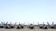 Six F/A-18C Hornets sit on the ramp at 309th Aircraft Maintenance and Regneration Group at Davis-Monthan AFB, Ariz., in preparation for transport to Boeing’s maintenance facility at Cecil Airport in Jacksonville, Fla.