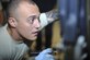 U.S. Air Force Staff Sgt. Christian Hunt, 355th Equipment Maintenance Squadron armament section supervisor, performs a foreign object inspection on an ammunition drum at Davis-Monthan Air Force Base, Ariz., Aug. 7, 2017. The armament sections are also known as “Gun Plumbers” because of their involvement with the GAU-8 cannon.  (U.S. Air Force photo by Senior Airman Mya M. Crosby)