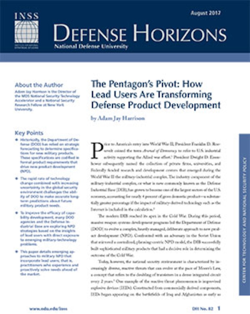 The Pentagon’s Pivot: How Lead Users Are Transforming Defense Product ...