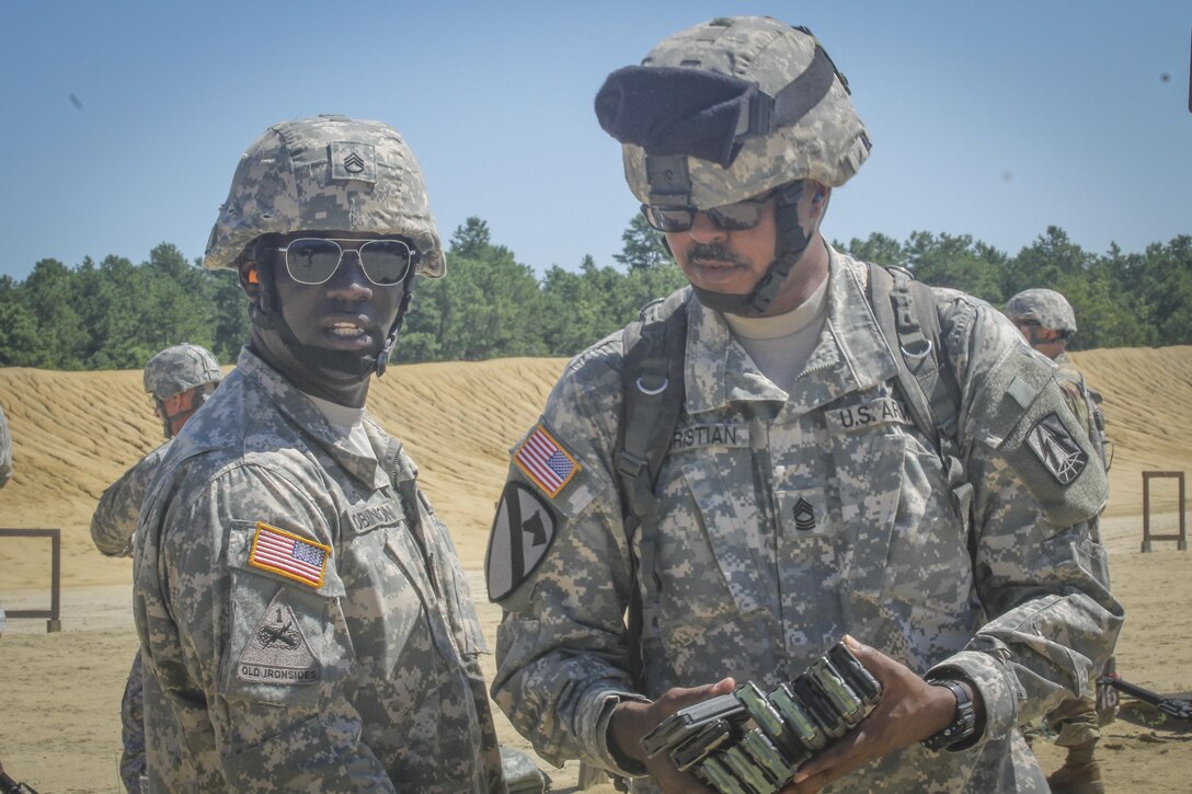 More than 100 Army Reserve Soldiers from headquarters and headquarters Company, 335th SC (T) based in East Point, Georgia recently spent nine days at the joint base conducting a variety of training exercises as part of the units annual training.