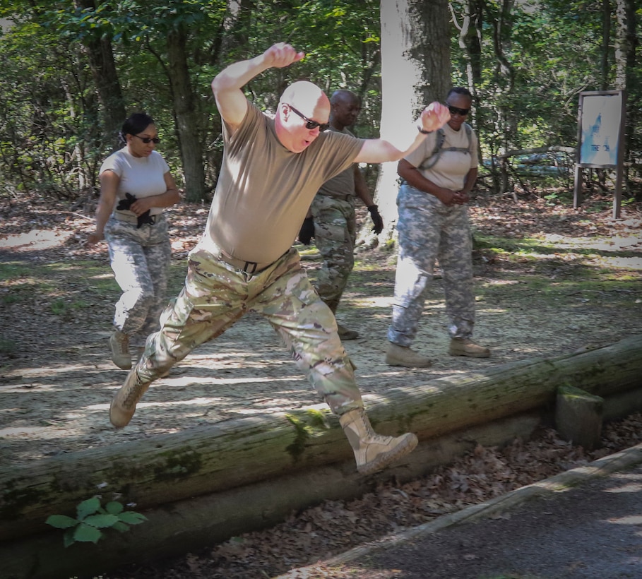 More than 100 Army Reserve Soldiers from headquarters and headquarters Company, 335th SC (T) based in East Point, Georgia recently spent nine days at the joint base conducting a variety of training exercises as part of the units annual training.