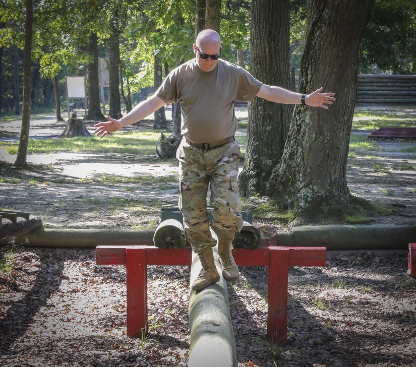 More than 100 Army Reserve Soldiers from headquarters and headquarters Company, 335th SC (T) based in East Point, Georgia recently spent nine days at the joint base conducting a variety of training exercises as part of the units annual training.