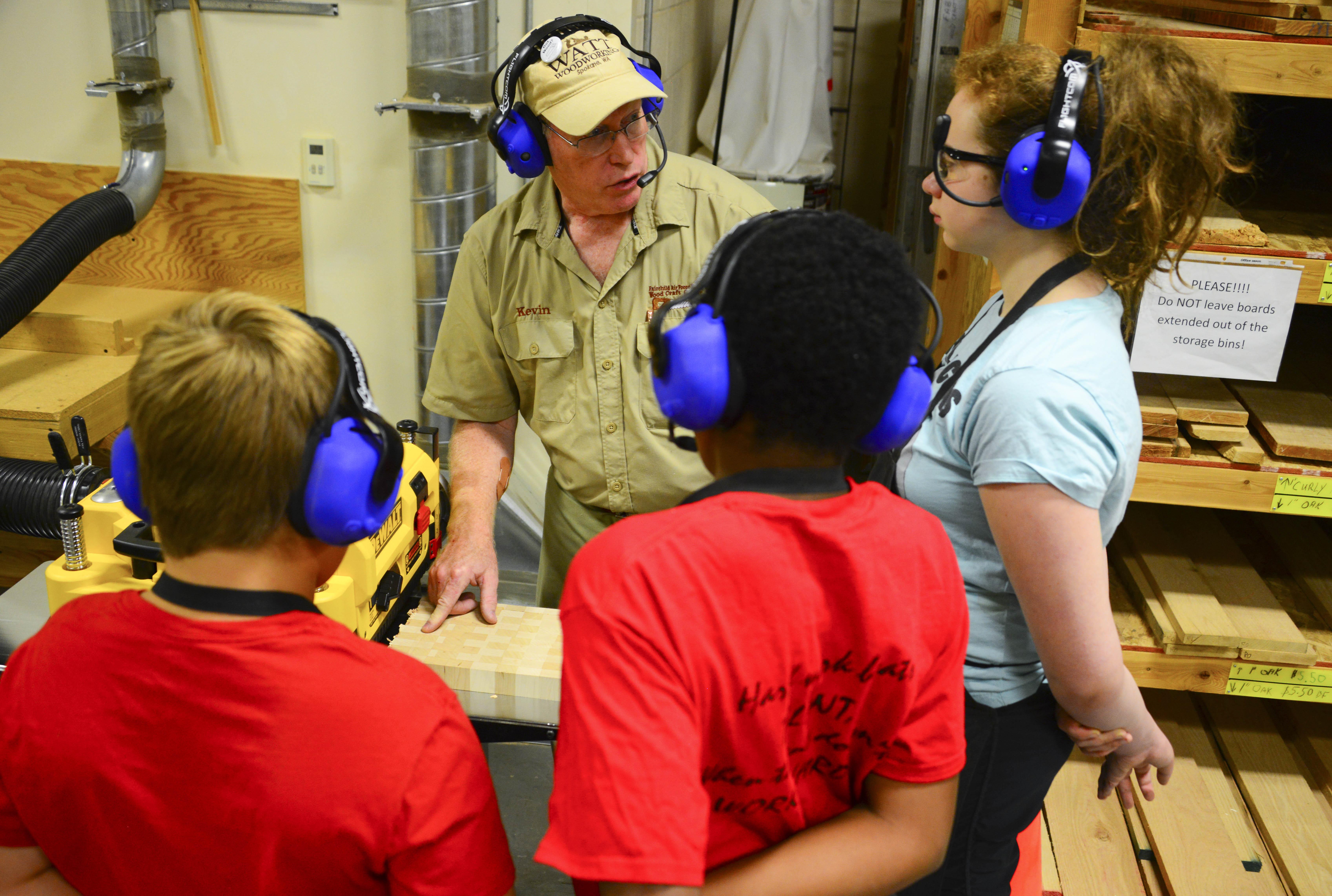 Youth Center hosts firstever woodworking camp > Fairchild Air Force