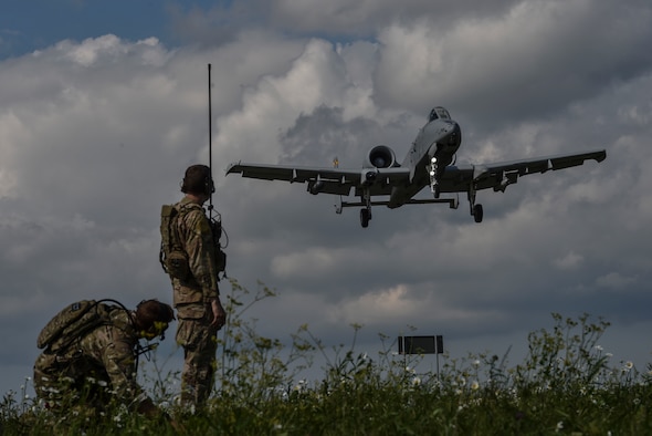 321 STS lands A-10's on highway in Estonia