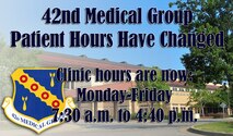 42nd Med Group Patient Hours Change