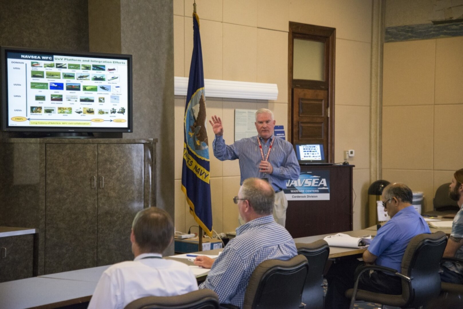 Image: Reid McAllister, Naval Surface Warfare Center, Carderock Divisions director of unmanned vehicles and autonomous systems