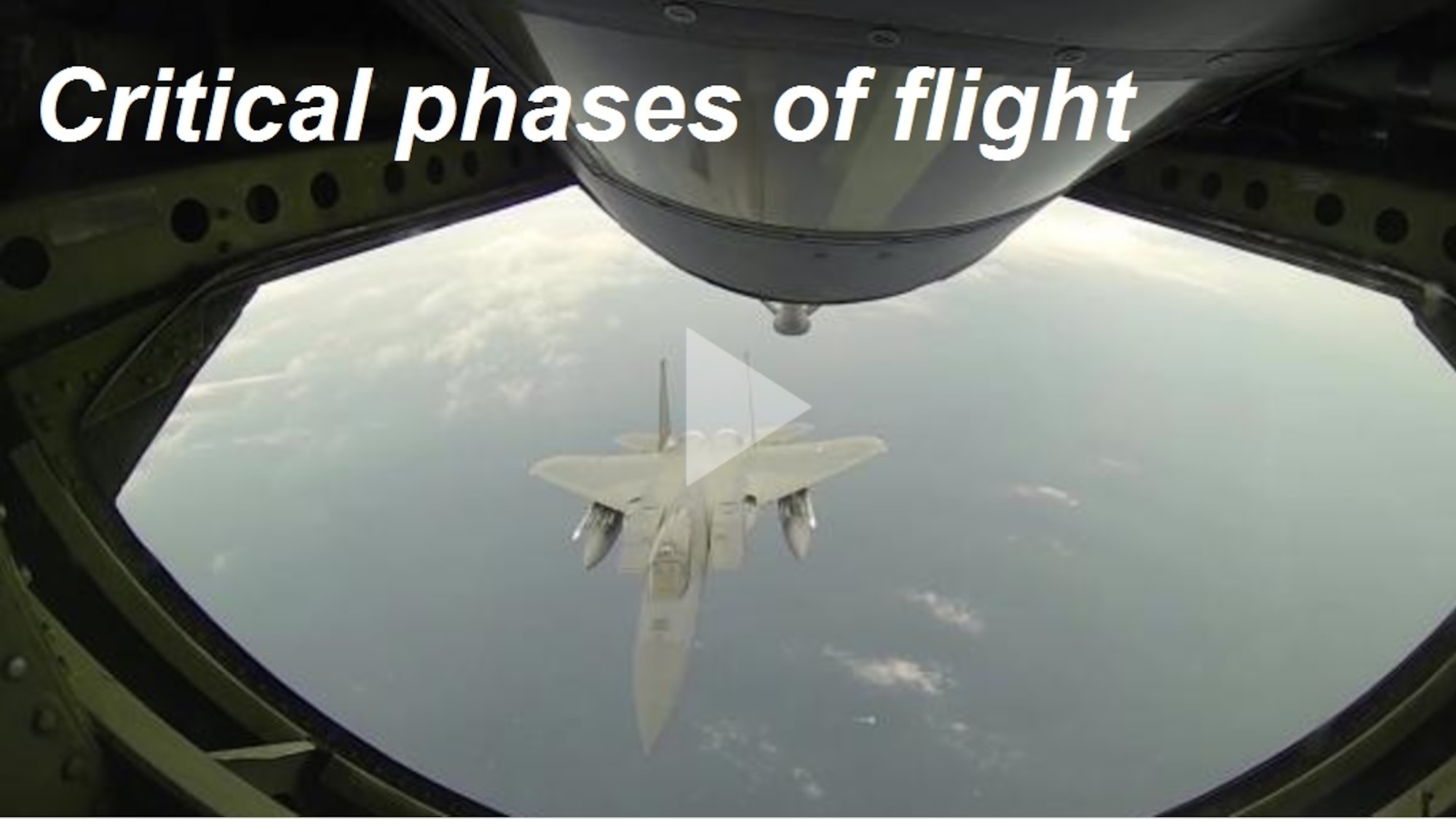 Critical phases of flight