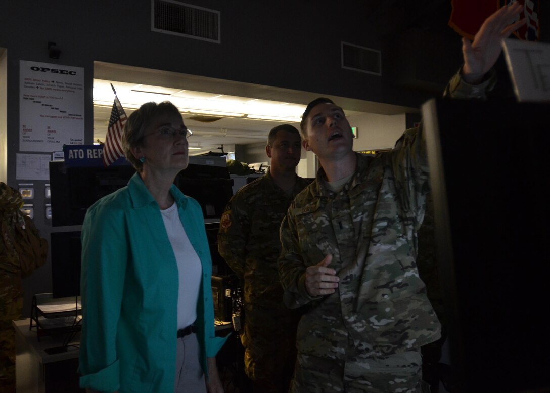 Wilson, Goldfein visit Coalition Airmen