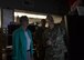 Secretary of the Air Force Heather Wilson listens to 1st Lt. Kyle Duran, 609th Air Operations Center, during a tour of the Combined Air Operations Center at Al Udeid Air Base, Qatar, Aug. 15, 2017. Wilson visited with multiple Airmen, learning about their contributions to air operations in the U.S. Central Command area of responsibility. (U.S. Air Force photo by Staff Sgt. Desiree Economides)