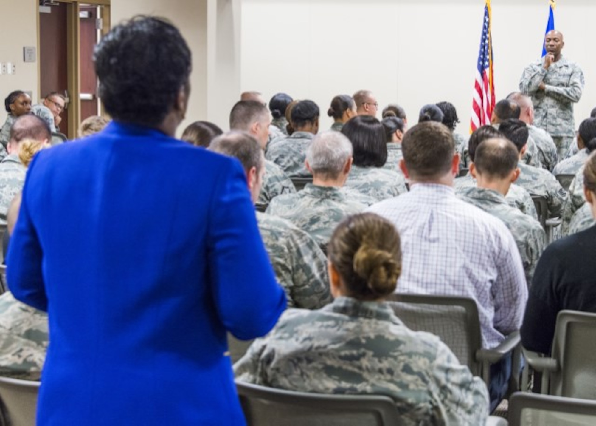 CMSAF Wright at OSI All Call