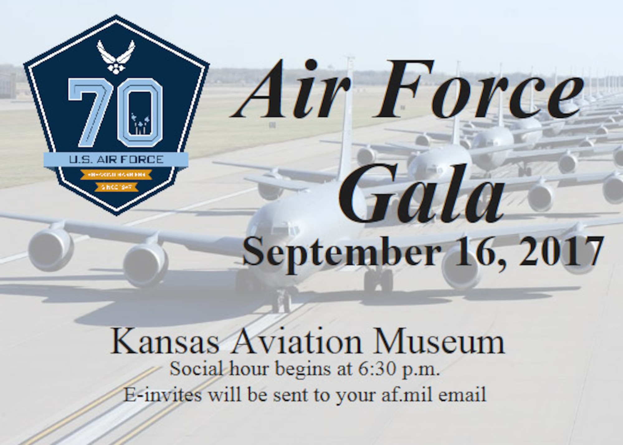 Air Force Gala Graphic