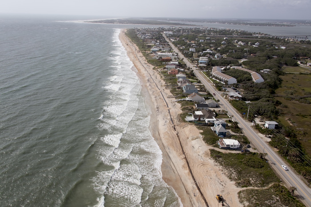 A view of St. Johns County shoreline.