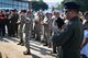 Members of the 49th Test and Evaluations Squadron, both past and present applaud during the unveiling of a monument celebrating the squadron’s 100th anniversary at Barksdale Air Force Base, La., Aug. 2, 2017. The squadron’s main focus is on the B-52 Stratofortress with additional testing being conducted on the B-1 and B-2. Additionally, in its 100 years in service, the squadron also performed test on other bombers such as the B-17 Flying Fortress, B-29 Superfortress, B-29 Superfortress and others. (U.S. Air Force Photo/Senior Airmen Mozer O. Da Cunha)