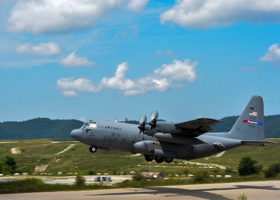Camp Branch dirt landing zone training