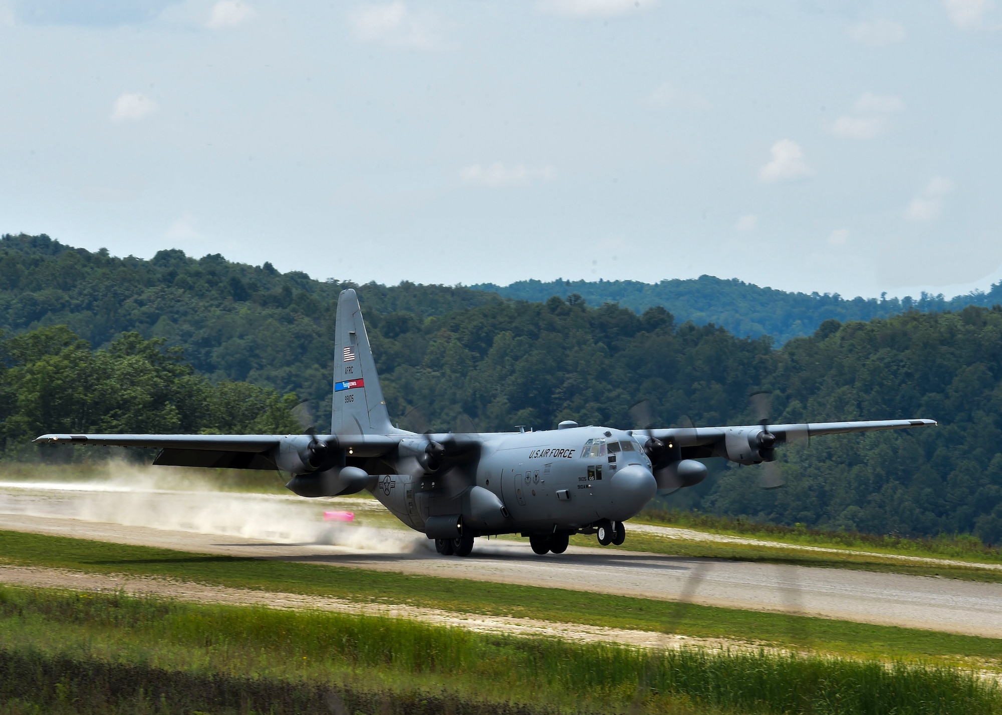 Camp Branch dirt landing zone training