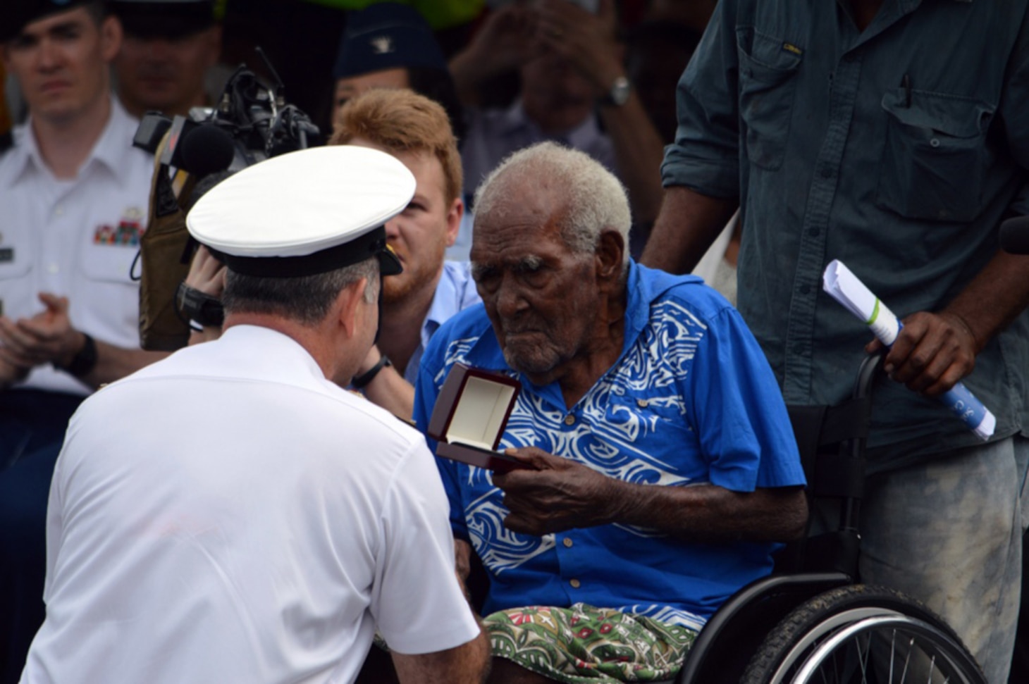 Carrier Air Wing Five Squadrons Conduct Heritage Flight Over Solomon Islands