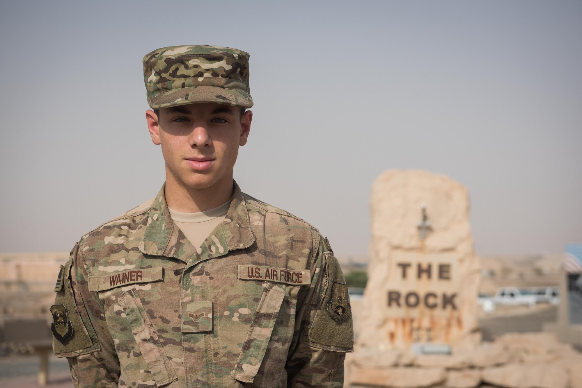 This week's Rock Solid Warrior is Airman 1st Class Jason Wainer, a cyber transport systems technician, deployed from Robins Air Force Base, Ga. The Rock Solid Warrior program is a way to recognize and spotlight the Airmen of the 386th Air Expeditionary Wing for their positive impact and commitment to the mission.