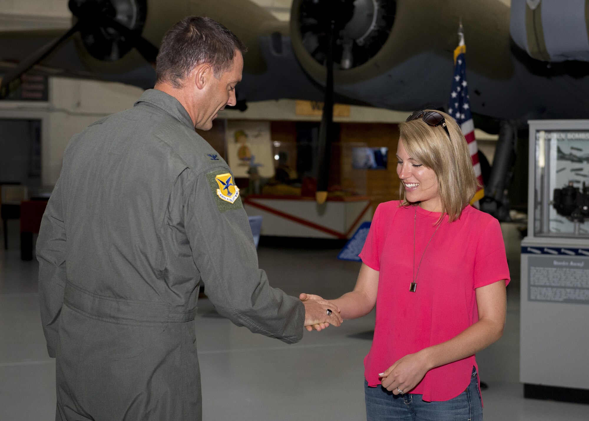 Wing leadership thanks museum volunteers