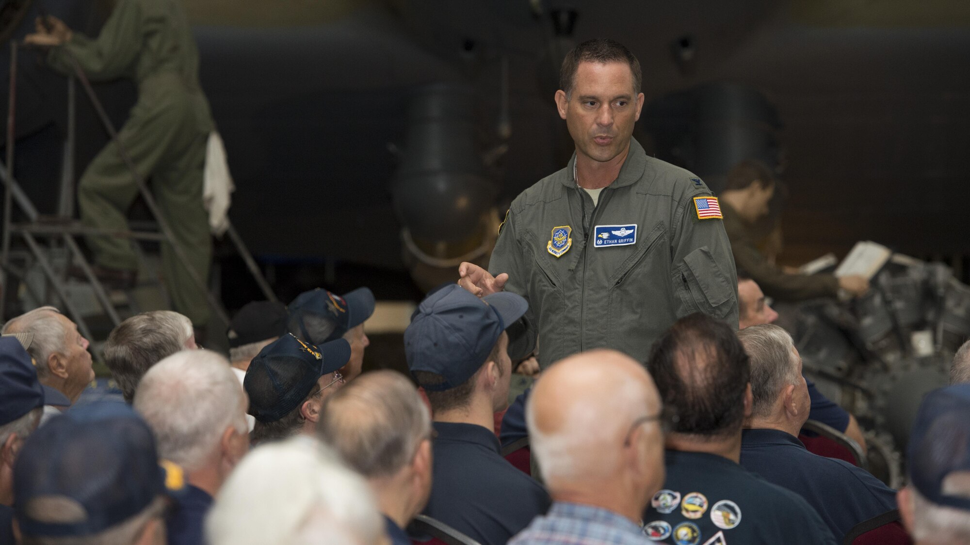 Wing leadership thanks museum volunteers