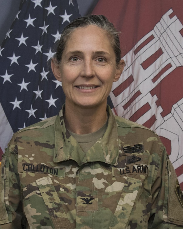 Col. Kimberly Colloton officially assumed command of the U.S. Army Corps of Engineers (USACE), Transatlantic Afghanistan District (TAA), during a change of command ceremony Saturday at Bagram Airfield, Afghanistan. Colloton comes to TAA after previously serving as the commander for both the USACE Albuquerque and Los Angeles Districts and is TAA's first female commander.