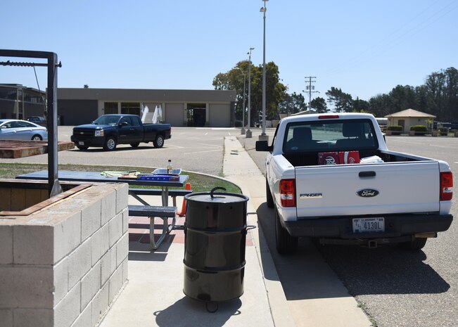 As an example of Government Motor Vehicle misuse, a GMV is displayed as being used for a recreational event, Aug. 17, 2017, Vandenberg Air Force Base, Calif. Charged with managing appropriate GMV usage, the 30th Logistics Readiness Squadron vehicle operations section would like to remind Team V members of the rules and guidelines designed to help ensure the authorized and proper use of GMVs. (U.S. Air Force photo by Senior Airman Kyla Gifford/Released)