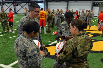 Kansas City Chiefs summer training camp Military Appreciation Day