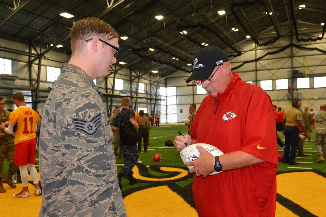 Kansas City Chiefs summer training camp Military Appreciation Day