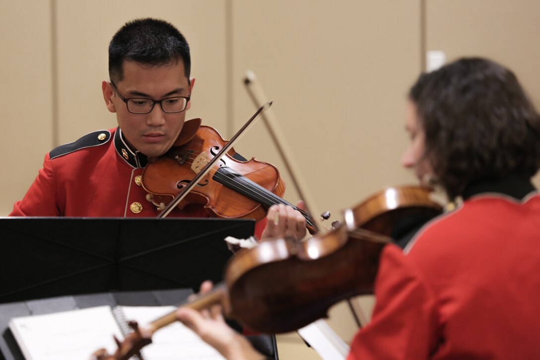 Marine String Quartet at Armed Forces Retirement Home