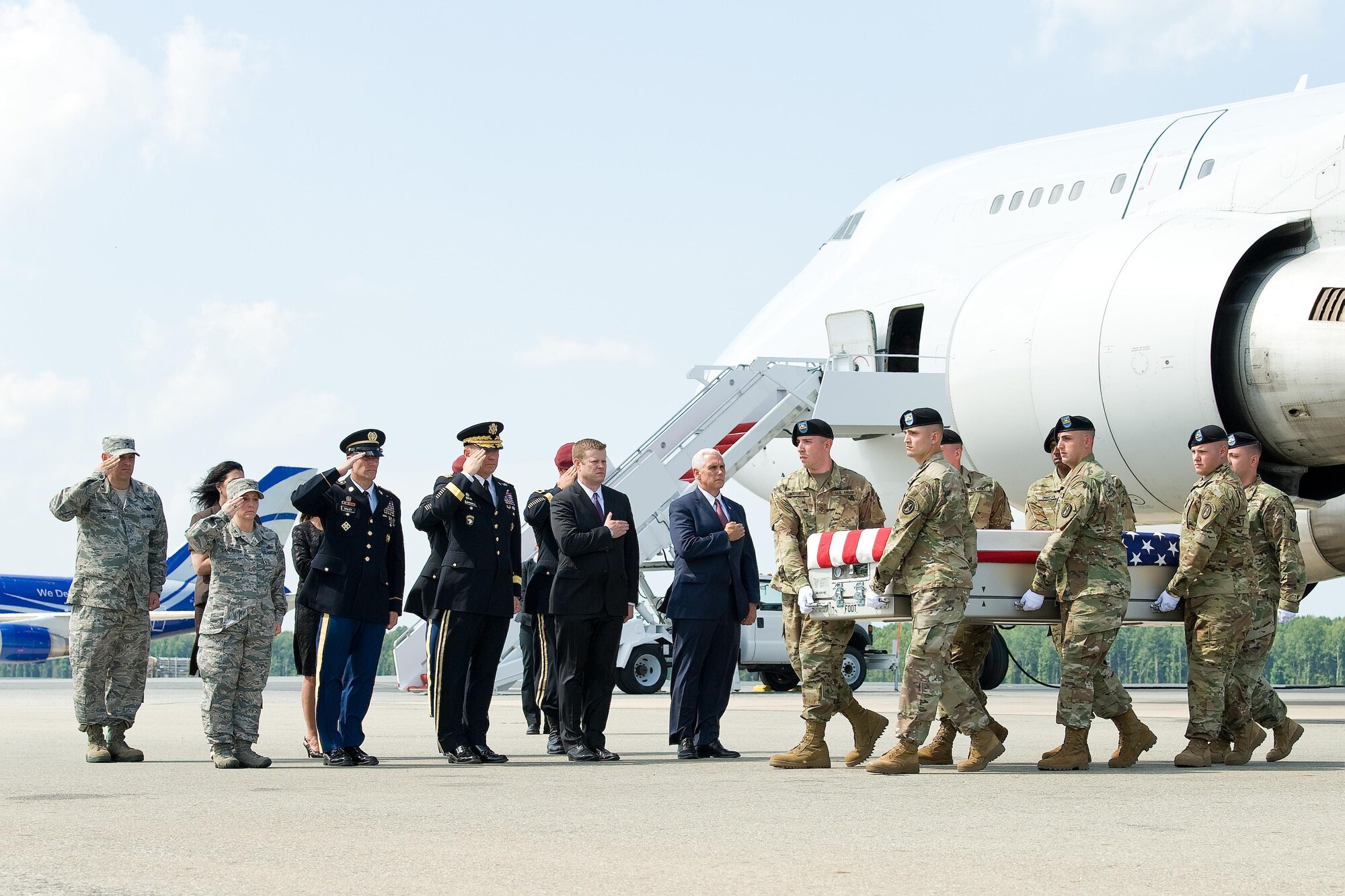 Dignified Transfer for Army Spc. Christopher Michael Harris
